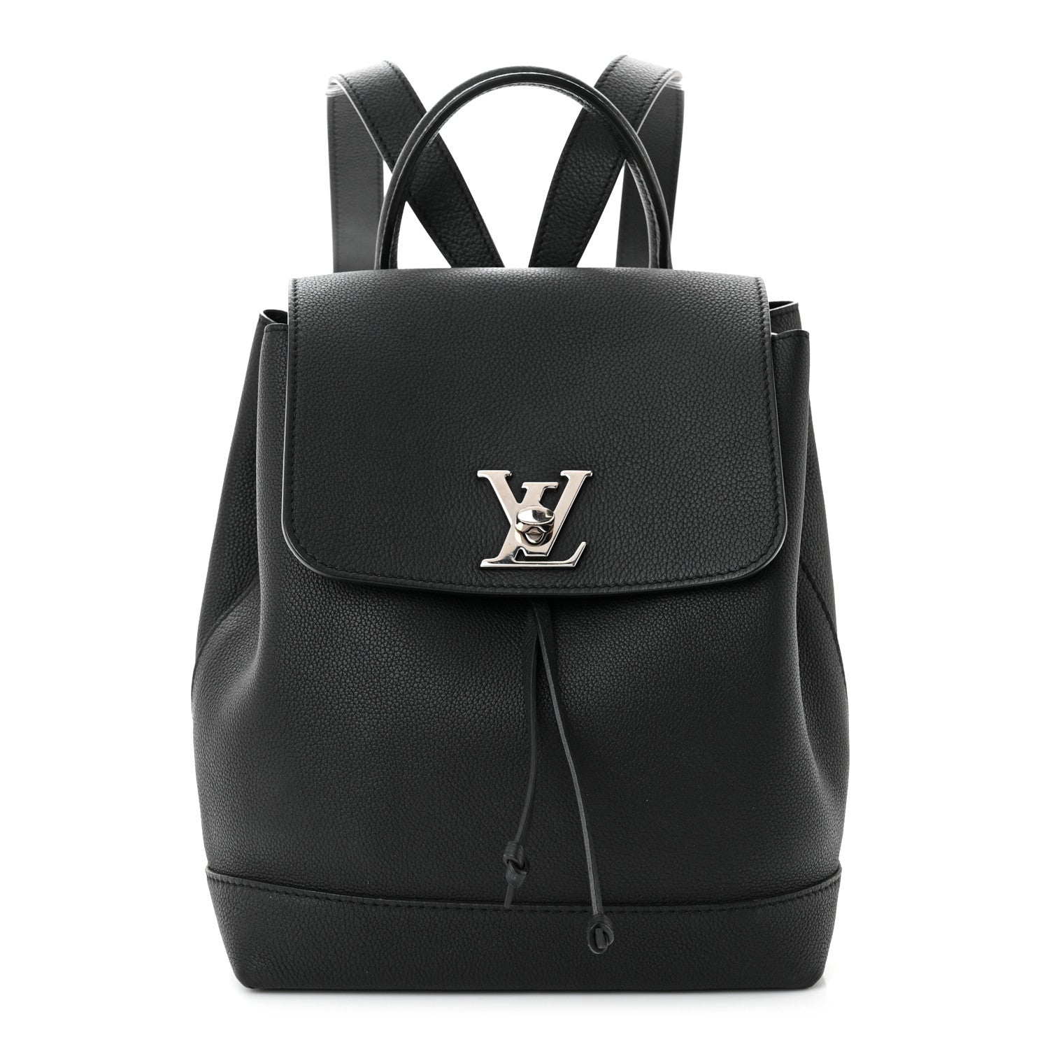 Louis Vuitton Calfskin Lockme Backpack Black 1 of 10