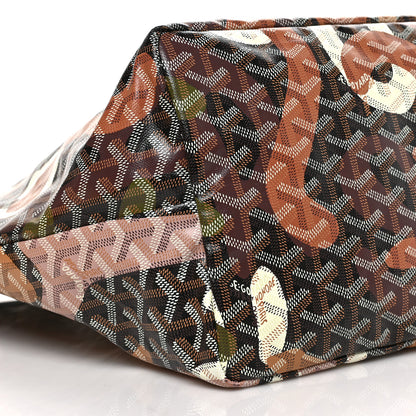 Goyard Goyardine Saint Louis Lettres Camouflage GM Black Pink Multicolor 6 of 7
