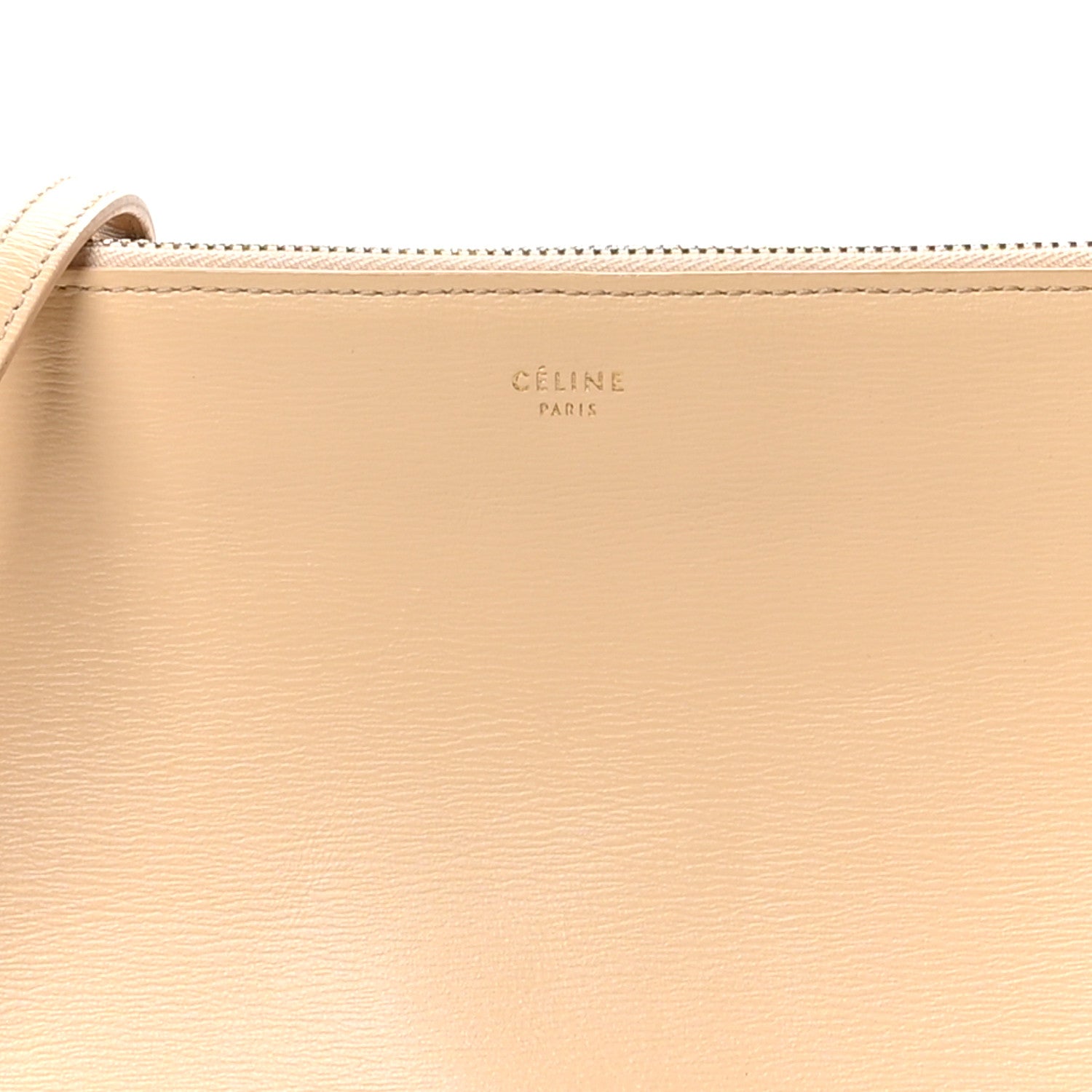 Celine Liege Calfskin Large Trio Crossbody Bag Nude 8 of 11