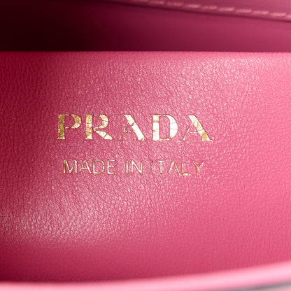 Prada Box Calfskin Shoulder Bag Begonia 6 of 10