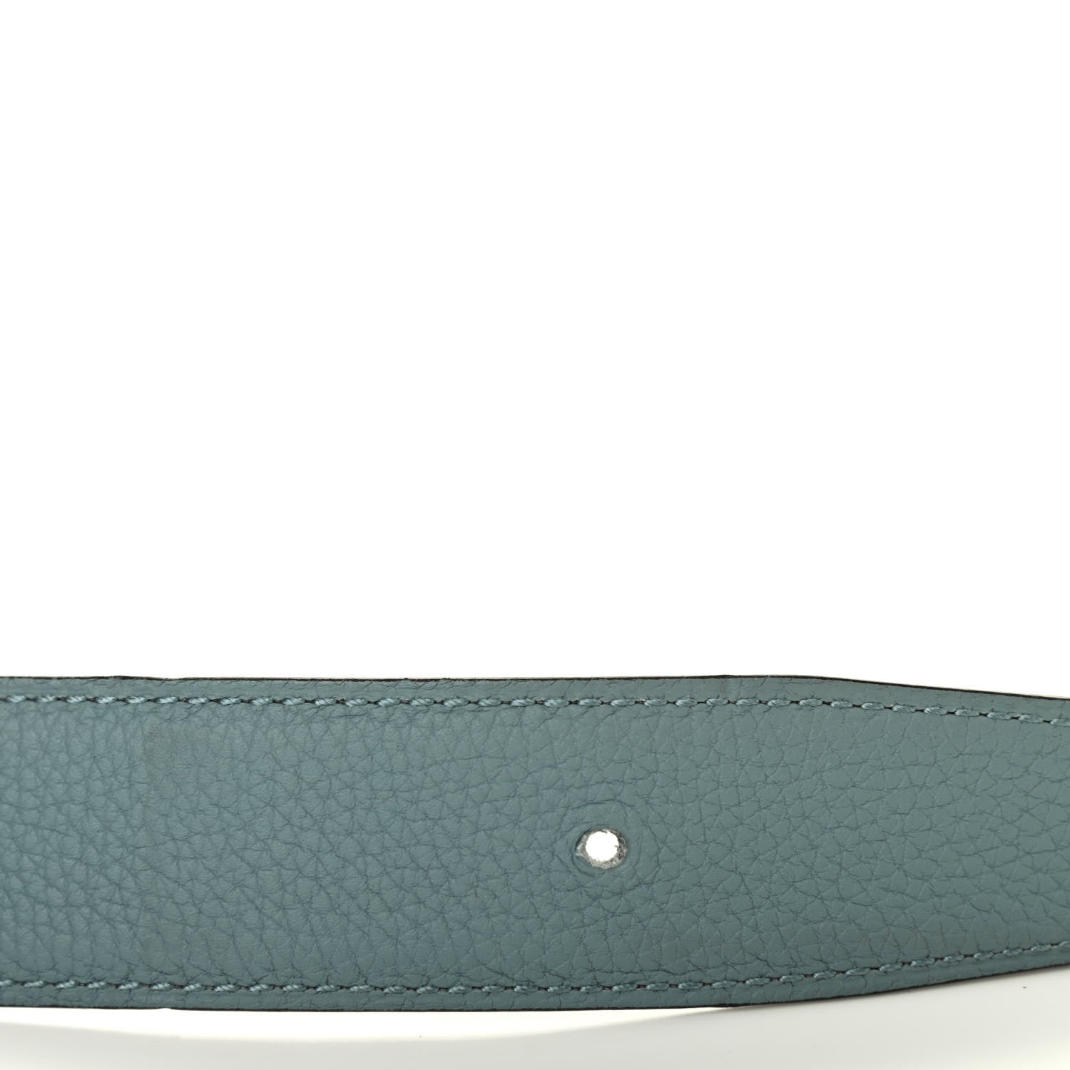 Hermes 135 Togo 32mm Guilloche H Belt 90 Ciel Graphite 5 of 9