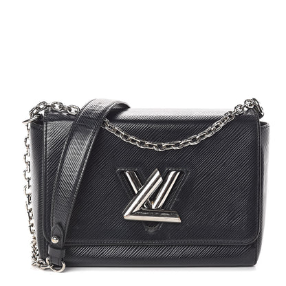 Louis Vuitton Epi Twist Shoulder Bag MM Black 1 of 9