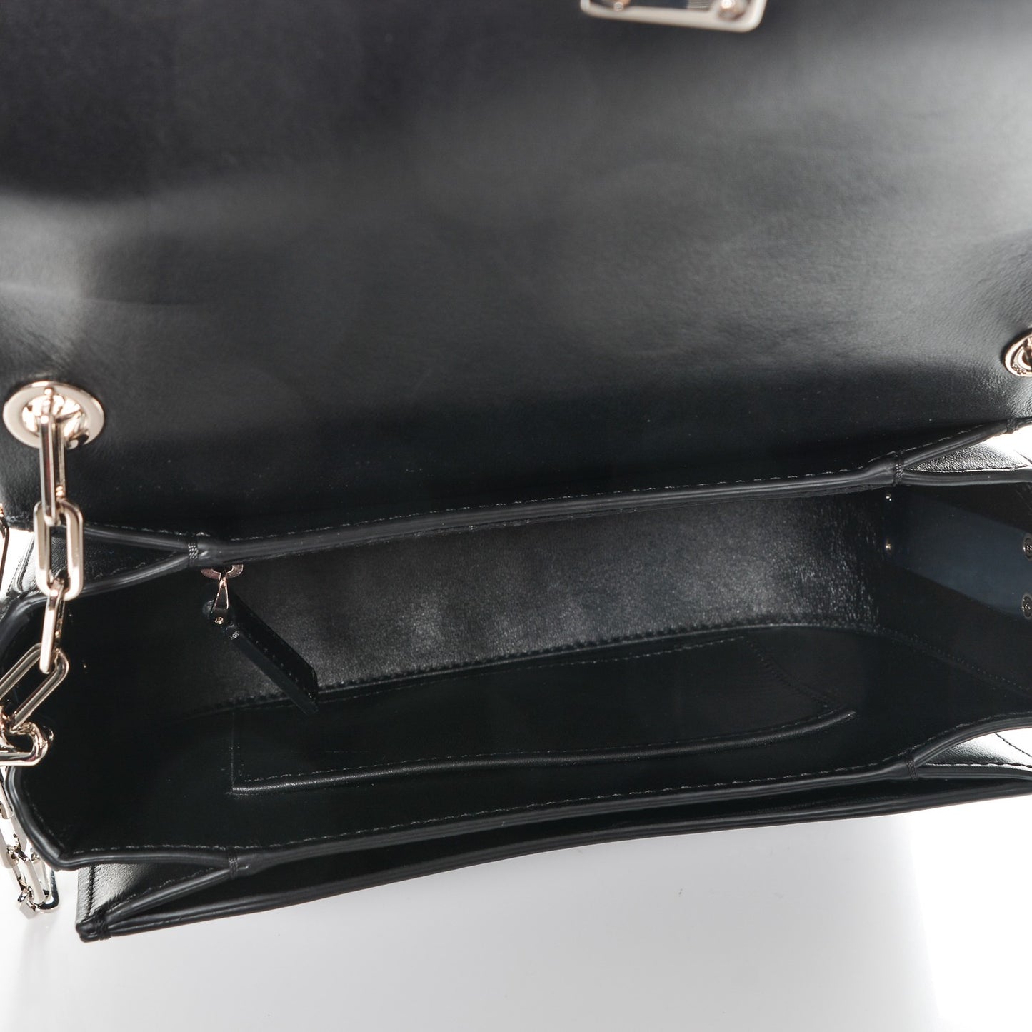 Vitello Loveblade Embellished Chain Flap Bag Black Multicolor
