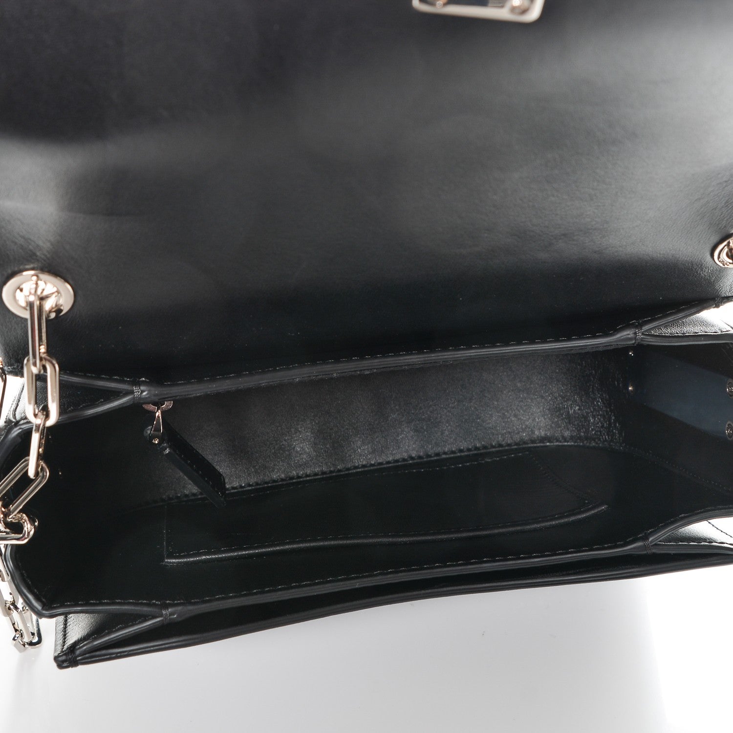 Valentino Garavani Vitello Loveblade Embellished Chain Flap Bag Black Multicolor 6 of 7