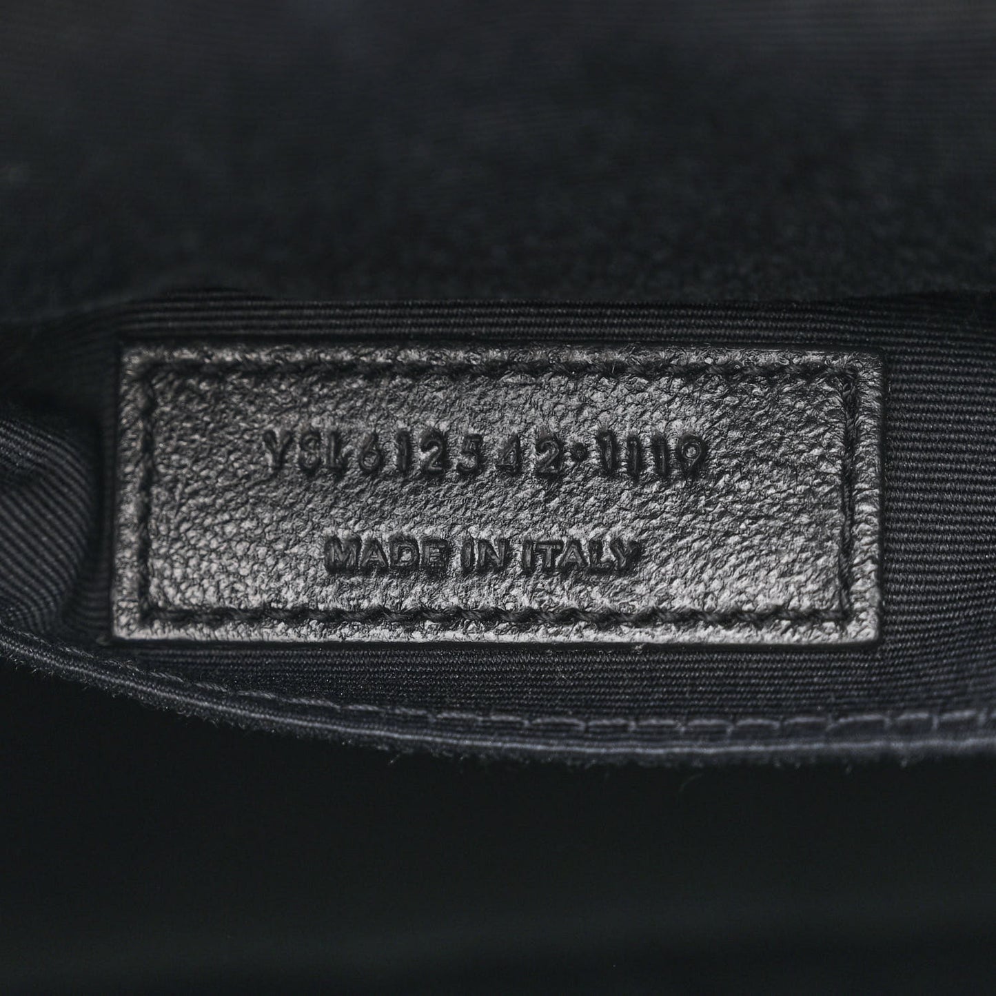 Lambskin Monogram Small Lou Camera Bag Black