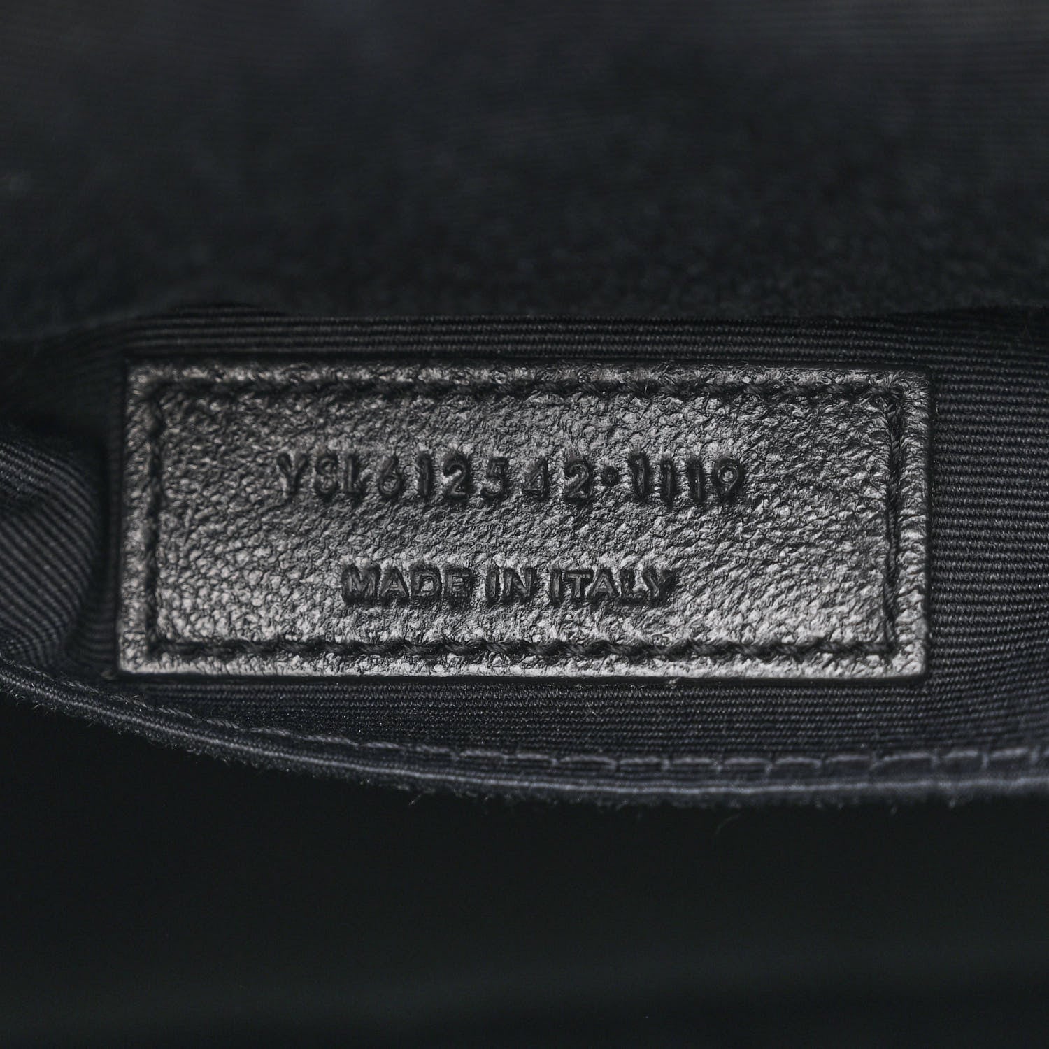 Saint Laurent Lambskin Monogram Small Lou Camera Bag Black 7 of 13