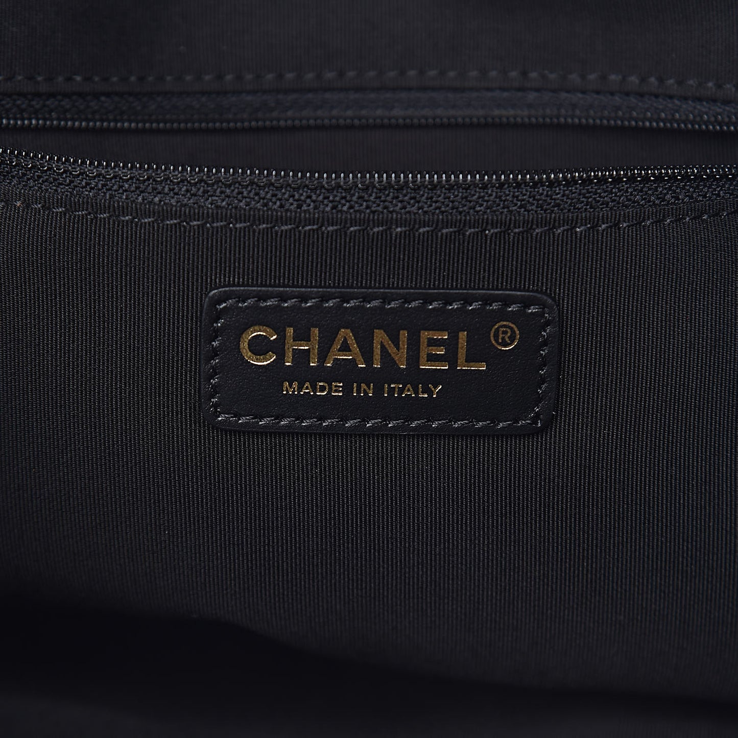 Lambskin Quilted Drawstring Backpack Black