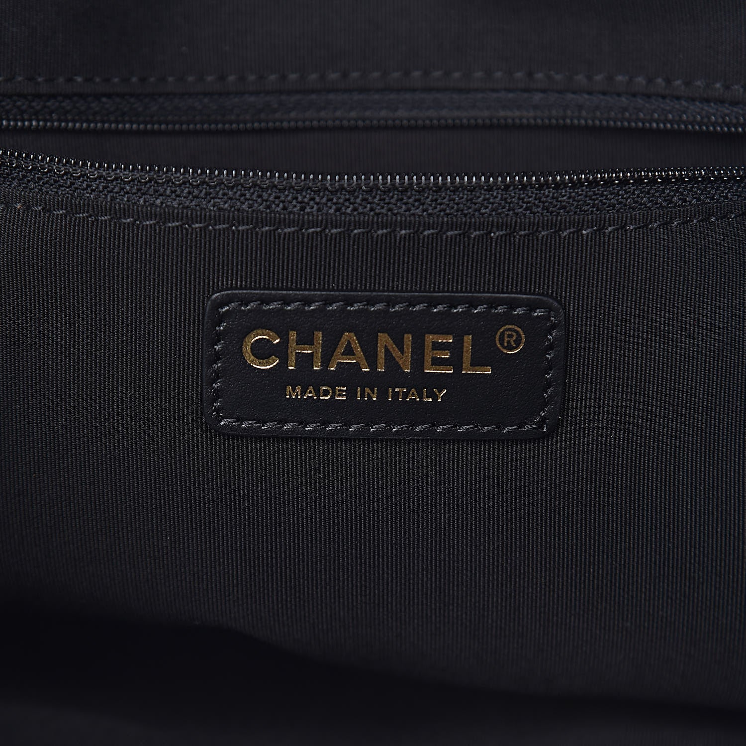 Chanel Lambskin Quilted Drawstring Backpack Black 7 of 14