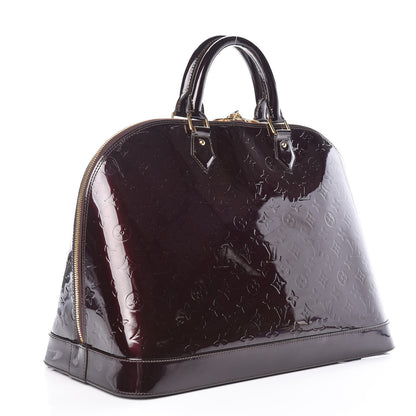 Louis Vuitton Vernis Alma GM Amarante 3 of 8