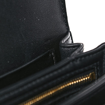 Celine Shiny Calfskin Medium Triomphe Black 8 of 15