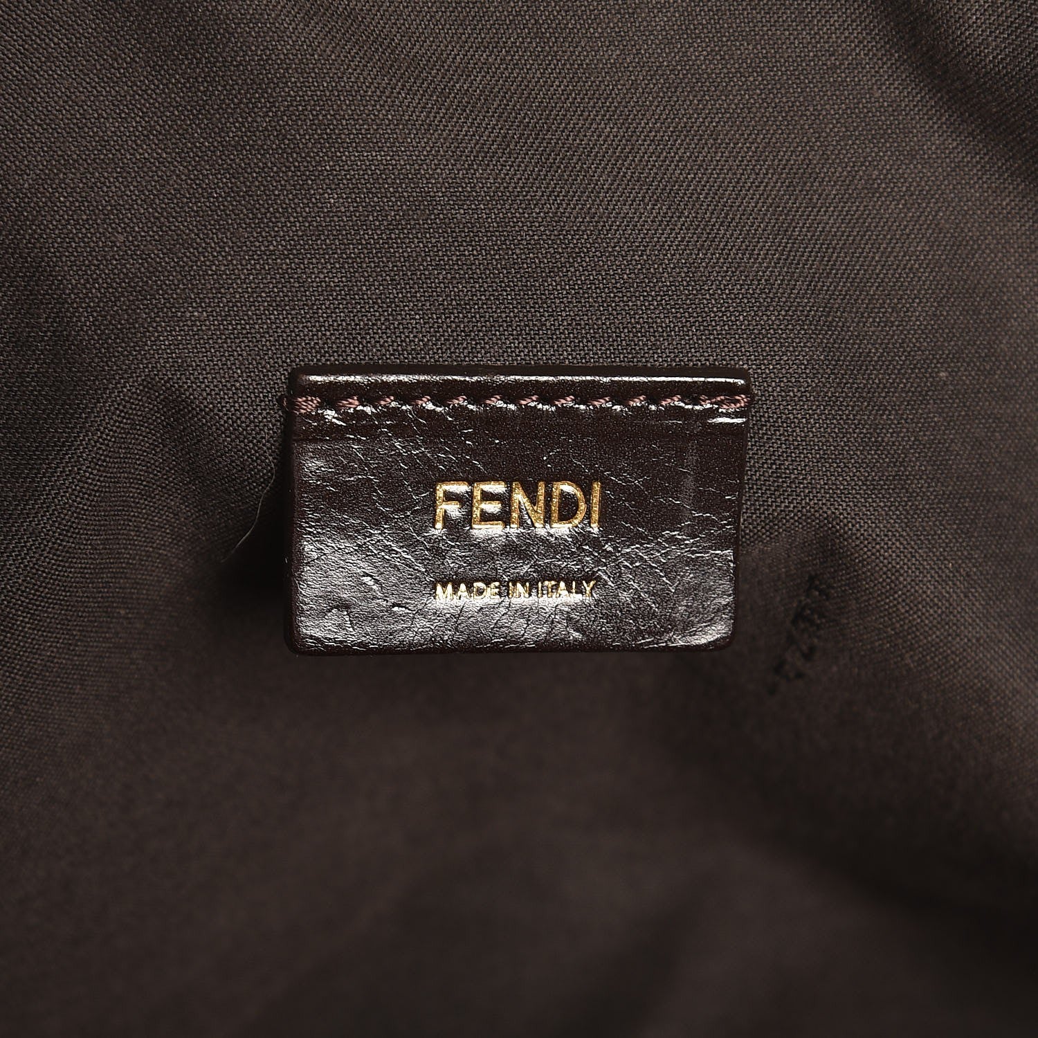 Fendi Pequin Vitello Zip Tote Tobacco Foresta 7 of 9