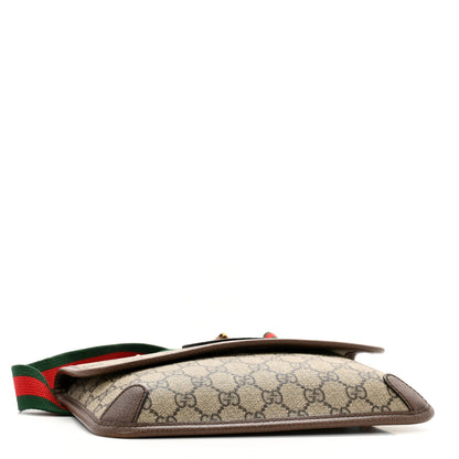 Gucci GG Supreme Monogram Neo Vintage Web Belt Bag Brown 4 of 10