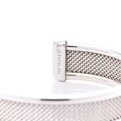 Tiffany Sterling Silver Mesh Cuff Bracelet 4 of 4