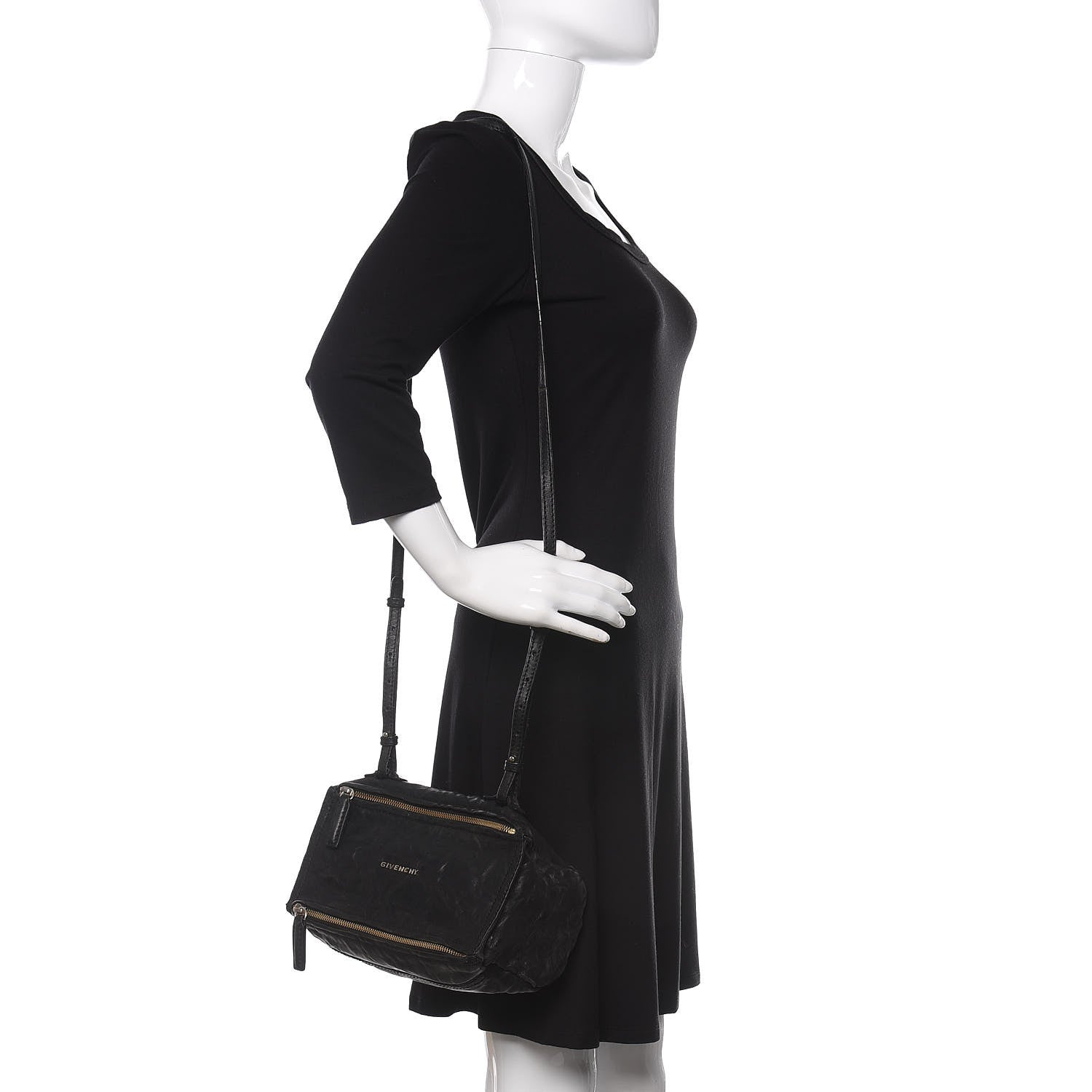 Givenchy Tumbled Sheepskin Mini Pandora Black 2 of 19