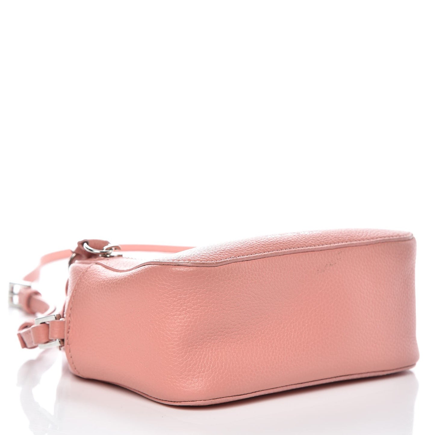 Calfskin Skull Camera Shoulder Bag Pink