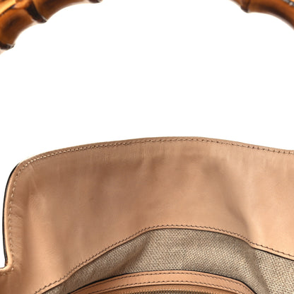 Gucci Canvas Floral Flora Peggy Bamboo Top Handle Hobo 11 of 11