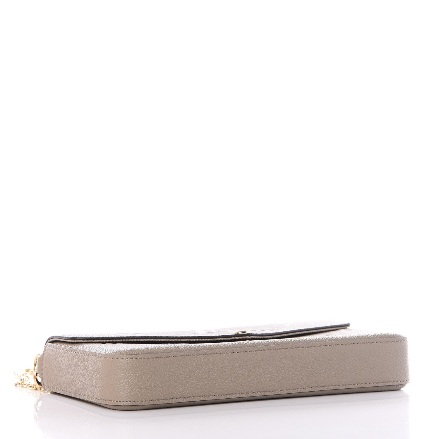 Louis Vuitton Empreinte Monogram Giant Felicie Pochette Tourterelle Creme 4 of 11