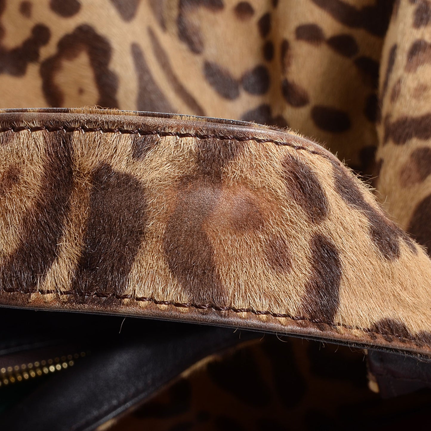 Pony Hair Leopard Nuage Hobo