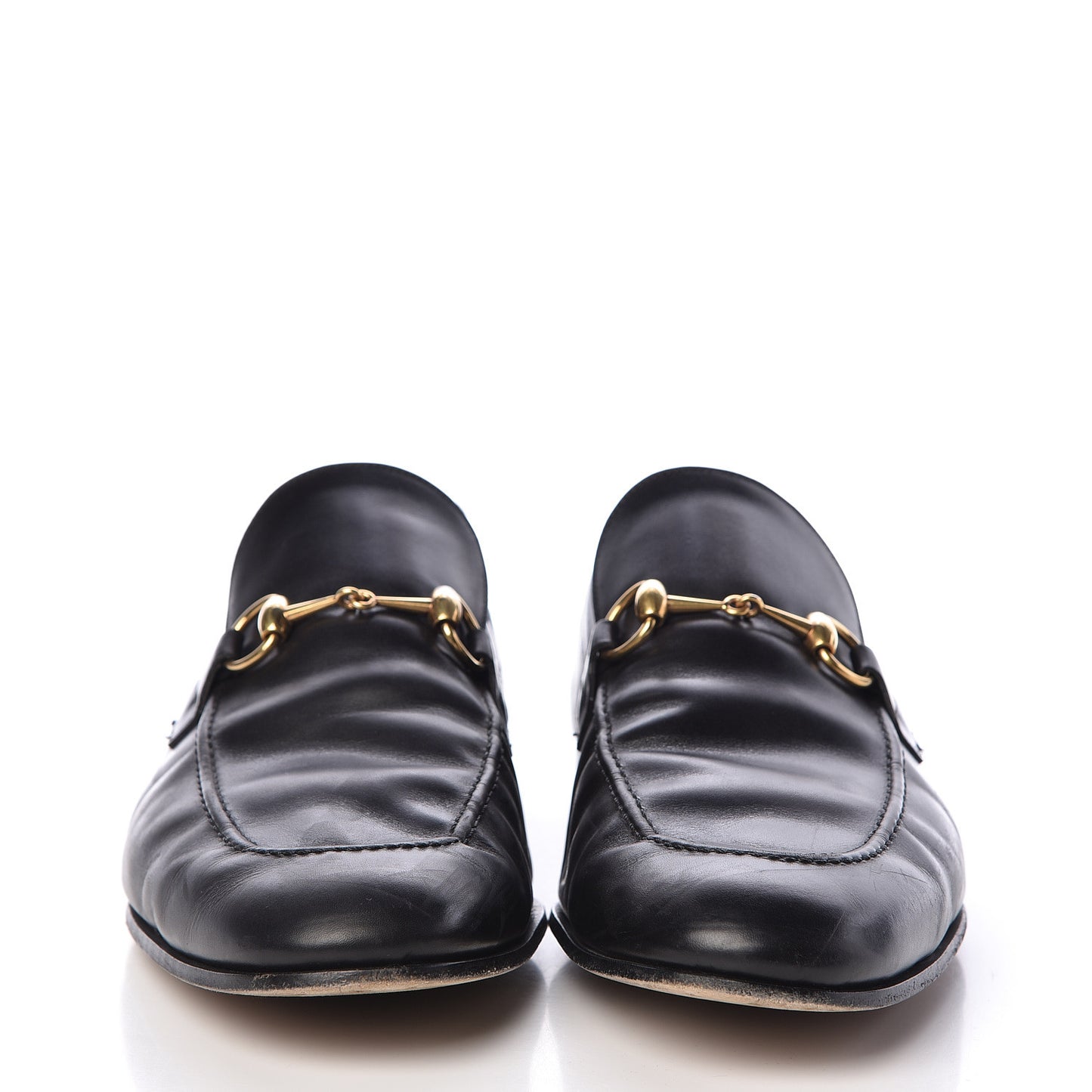 Calfskin Horsebit Mens Jordaan Loafers 11 Black