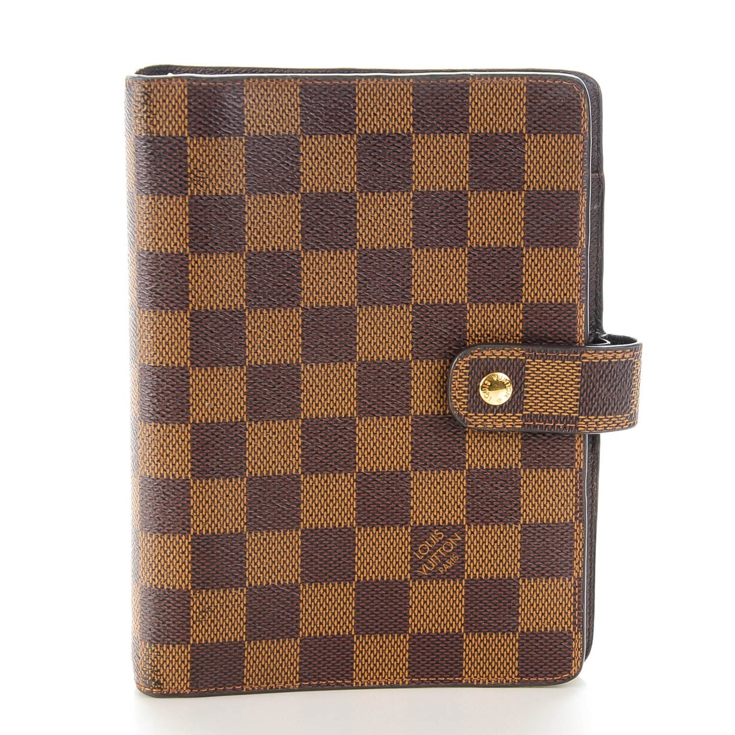 Damier Ebene Medium Ring Agenda Cover