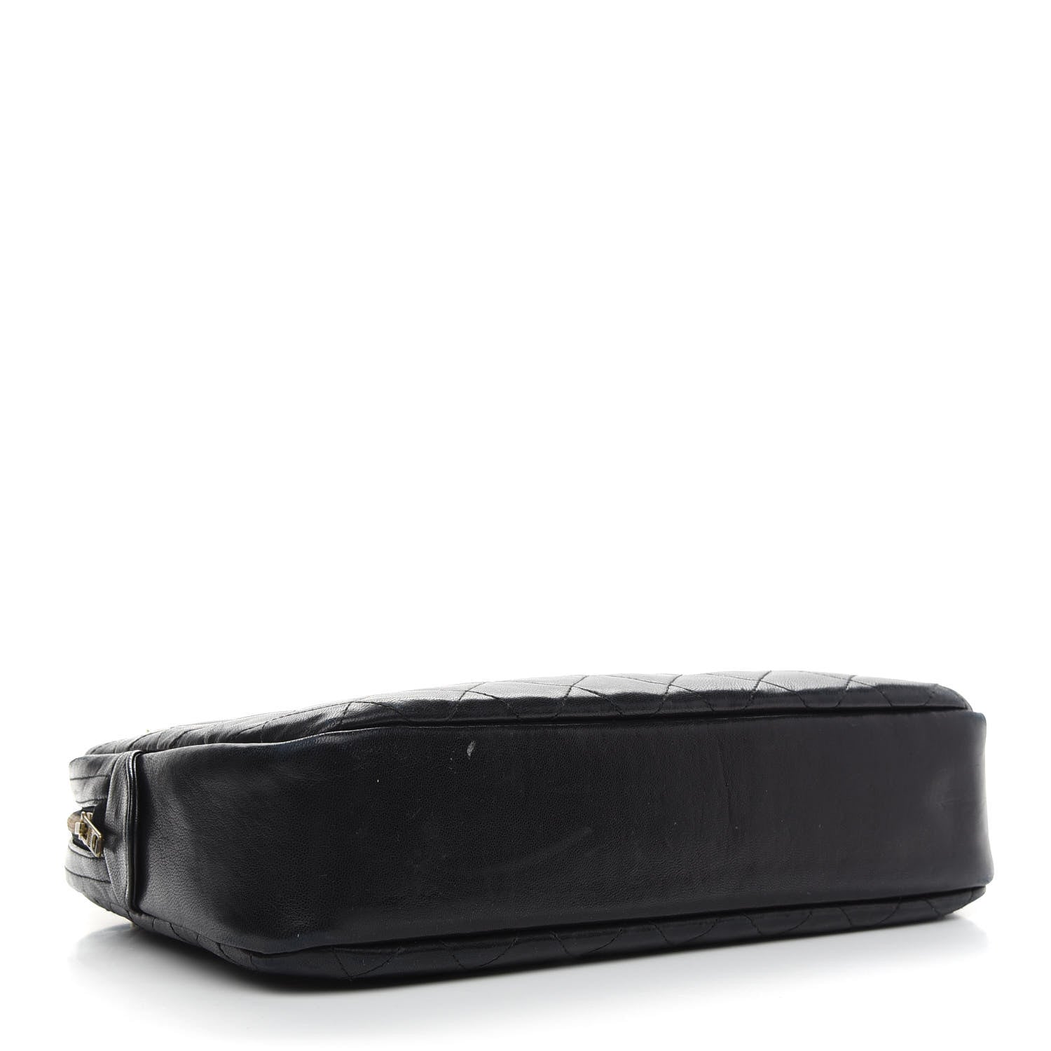 Chanel Lambskin Quilted Large Camera Case Black 3 of 13