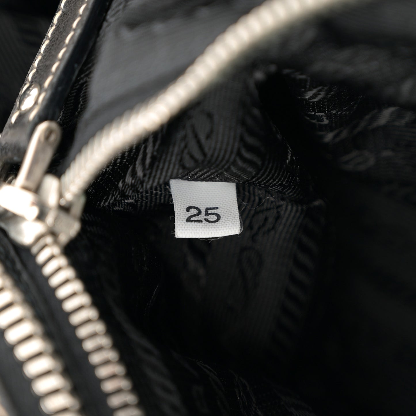 Tessuto Nylon Tassel Shoulder Bag Black