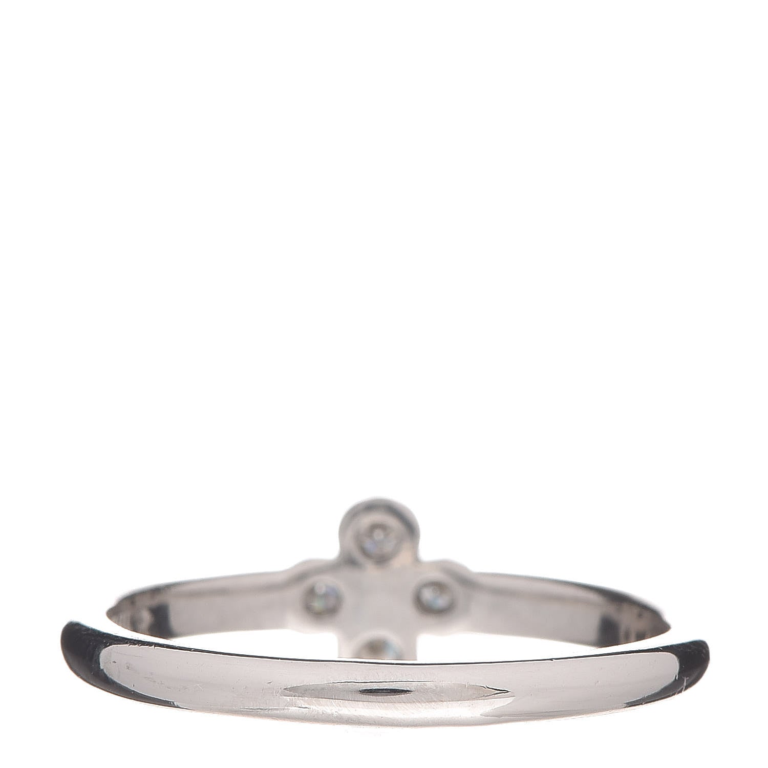 Tiffany Platinum Diamond Lace Ring 54 6.75 4 of 6