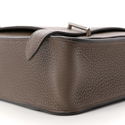 Hermes Taurillon Clemence Steve Caporal Messenger Cacao 9 of 10