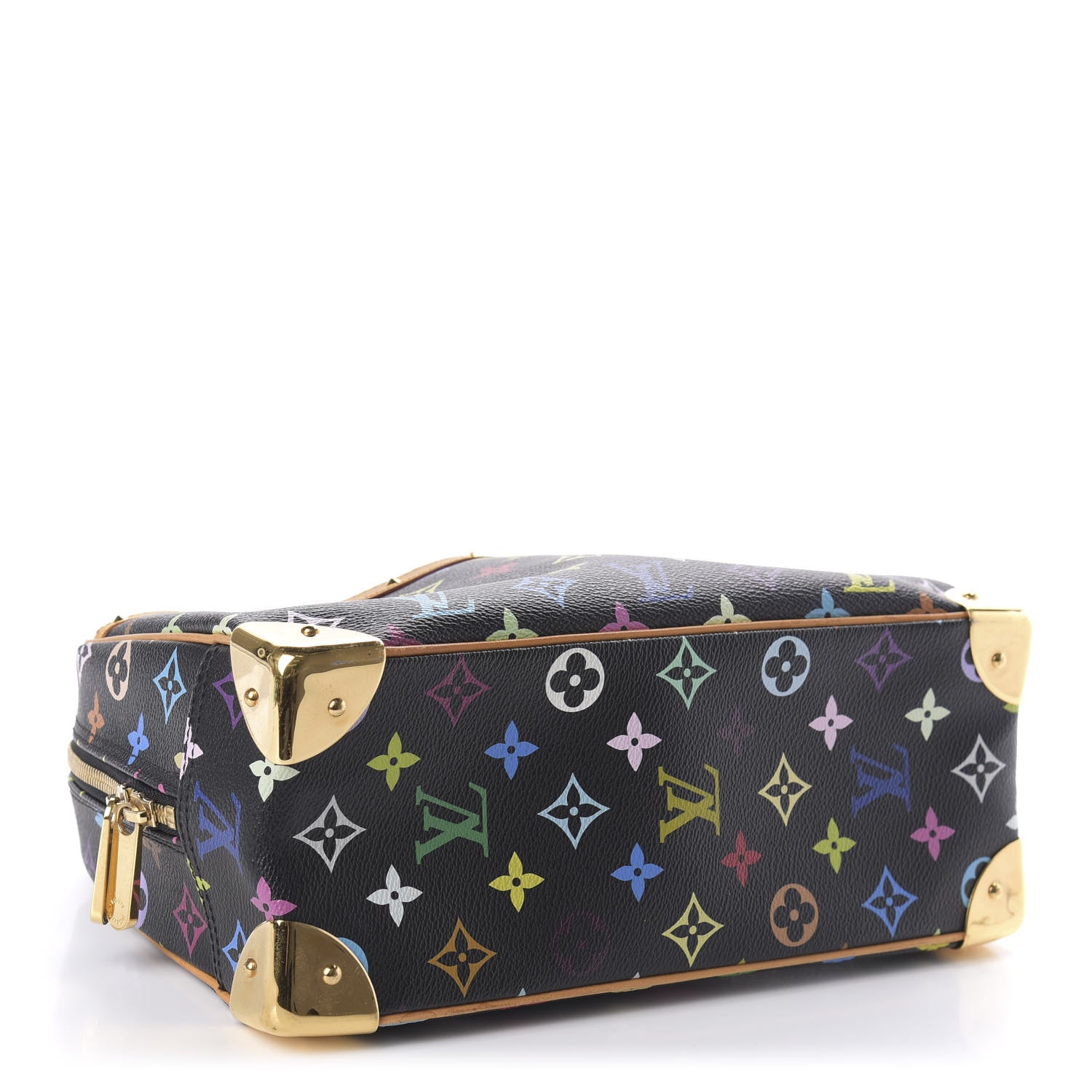 Louis Vuitton Monogram Multicolor Trouville Black 4 of 10
