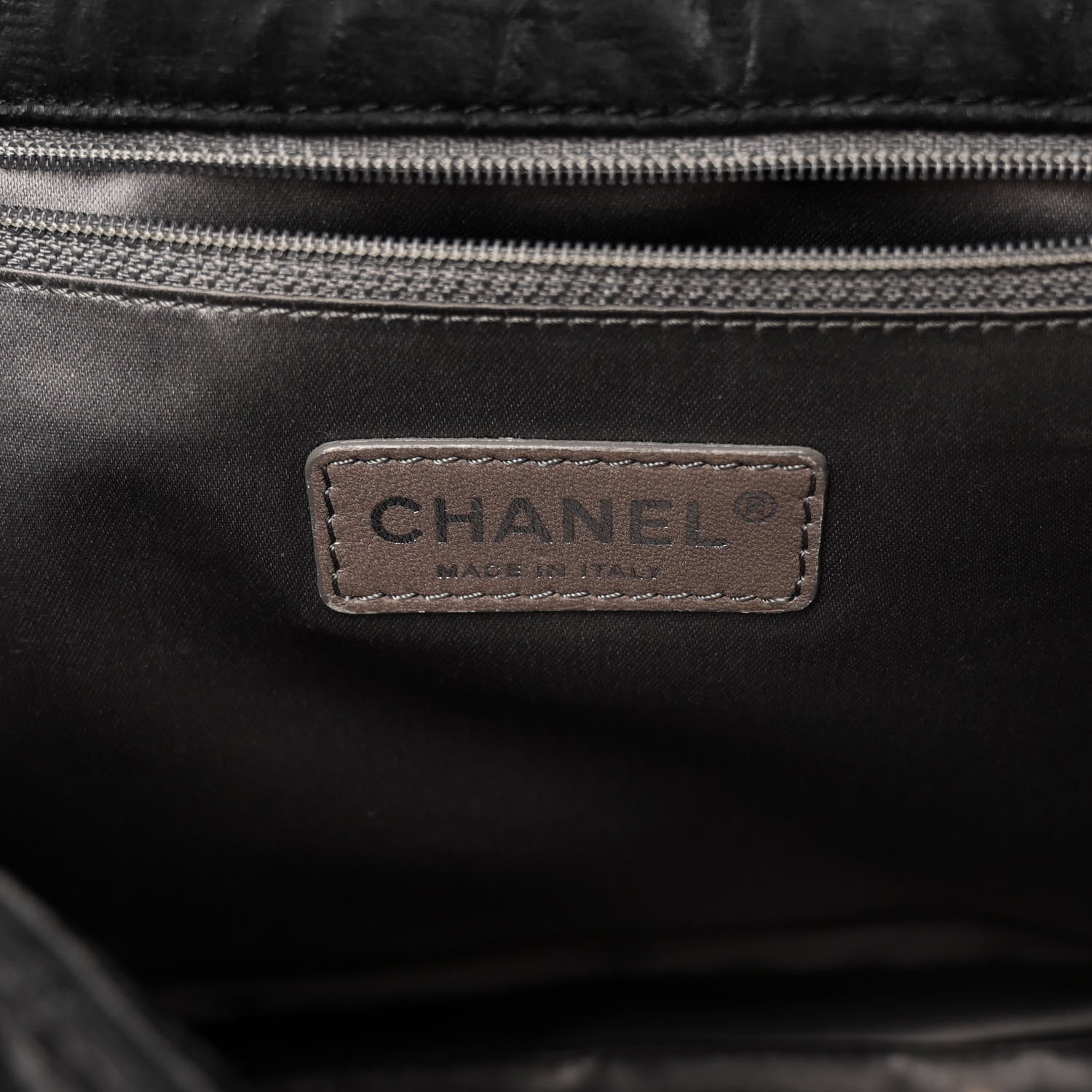 Chanel Coated Canvas Quilted Le Marais Flap Black 6 of 9