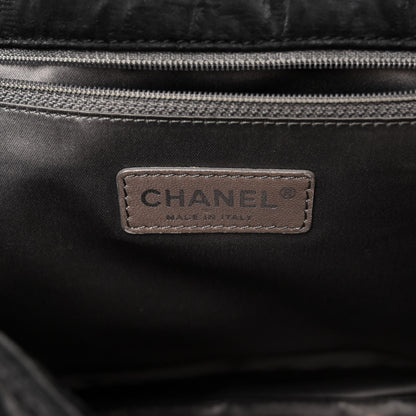 Chanel Coated Canvas Quilted Le Marais Flap Black 6 of 9