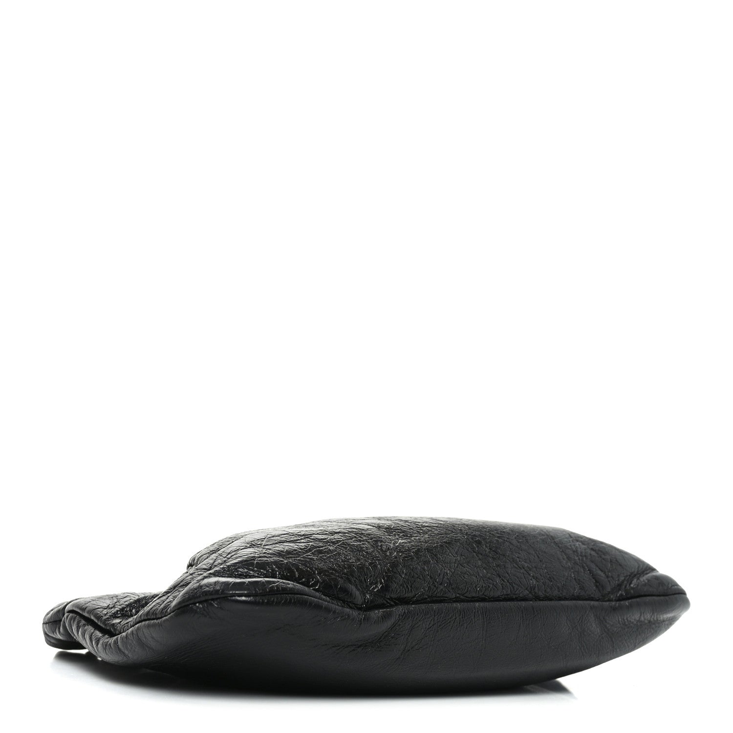 Saint Laurent Calfskin Pac Ruched Hobo Black 4 of 10