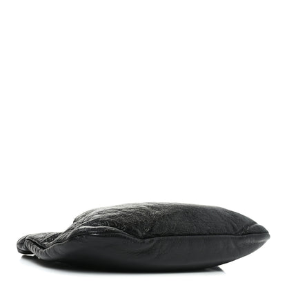 Saint Laurent Calfskin Pac Ruched Hobo Black 4 of 10