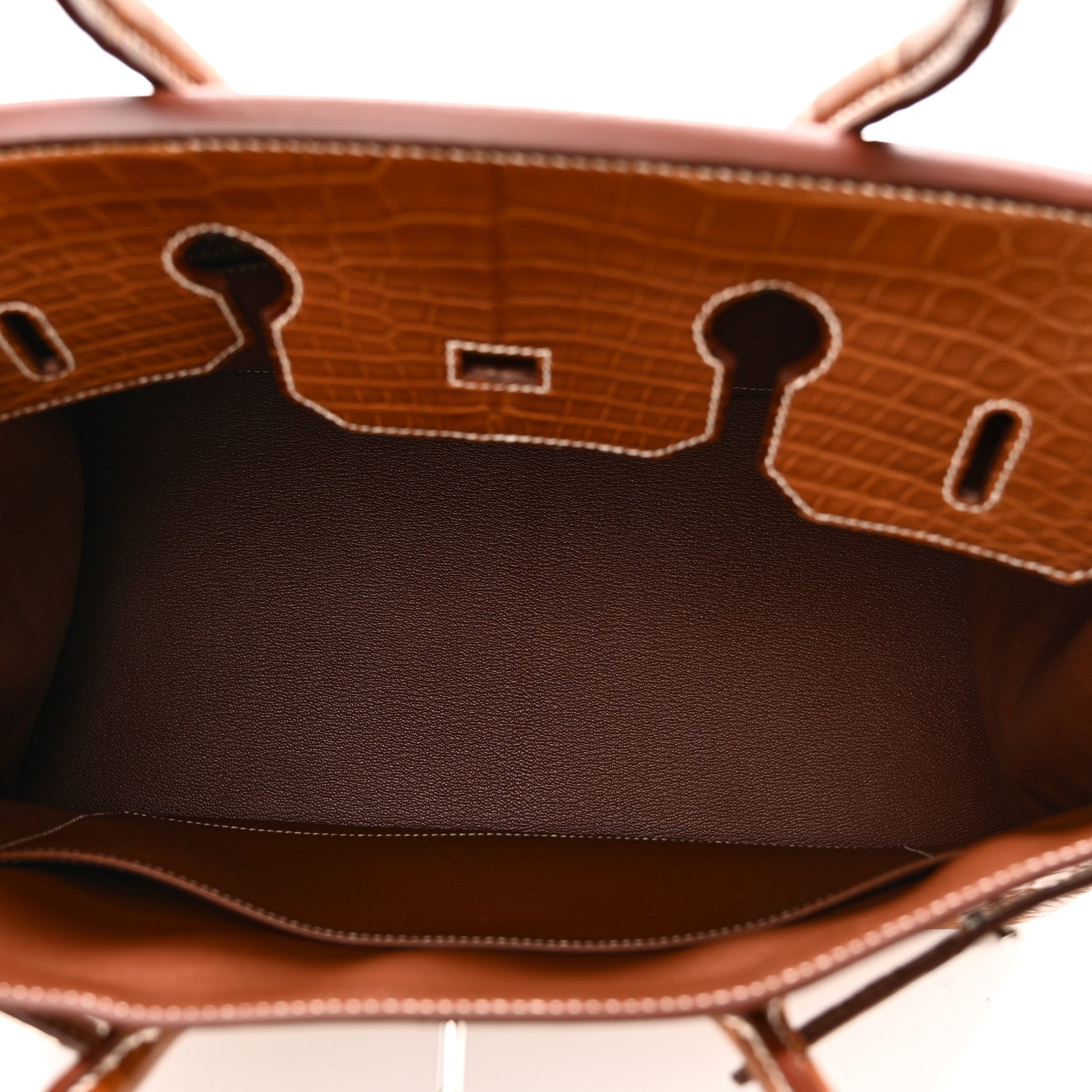 Hermes Matte Alligator Birkin 35 Fauve 5 of 11