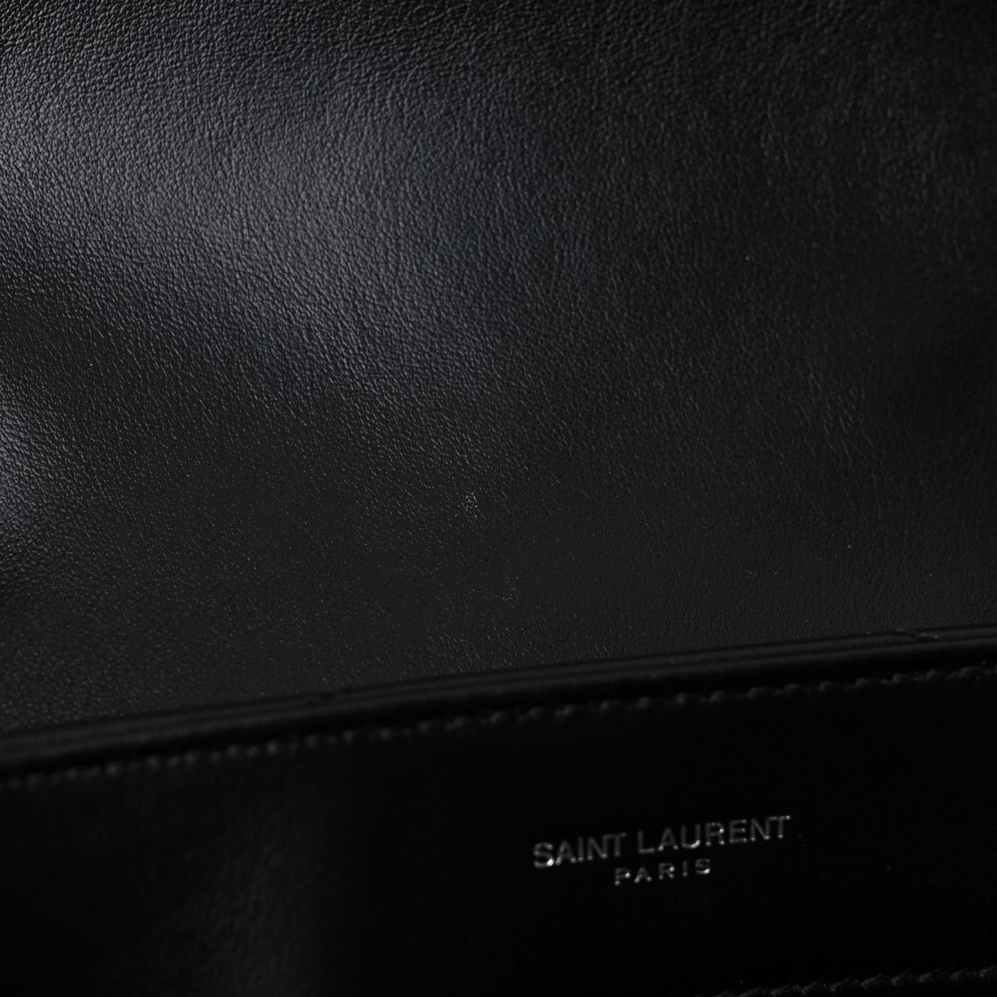 Calfskin Y Quilted Monogram Small Loulou Chain Satchel Black