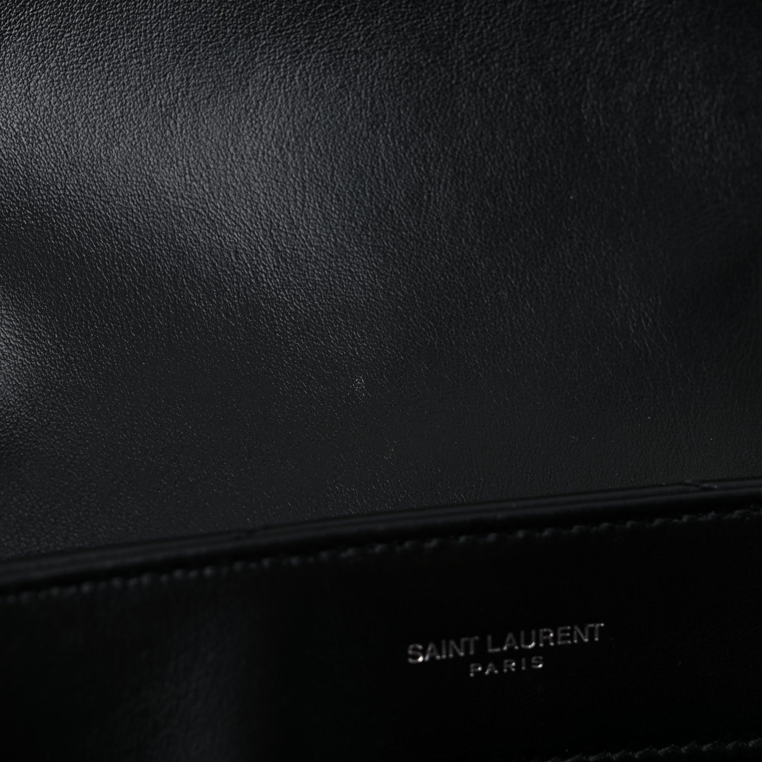 Saint Laurent Calfskin Y Quilted Monogram Small Loulou Chain Satchel Black 10 of 10
