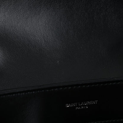 Saint Laurent Calfskin Y Quilted Monogram Small Loulou Chain Satchel Black 10 of 10