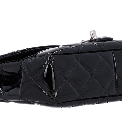 Chanel Patent Quilted Small Coco Shine Flap Black 9 of 10