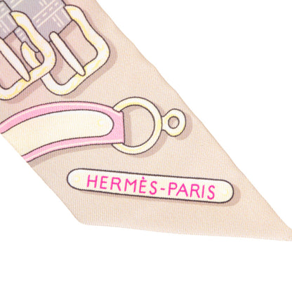 Hermes Silk Harnais Des Presidents Twilly 5 of 5