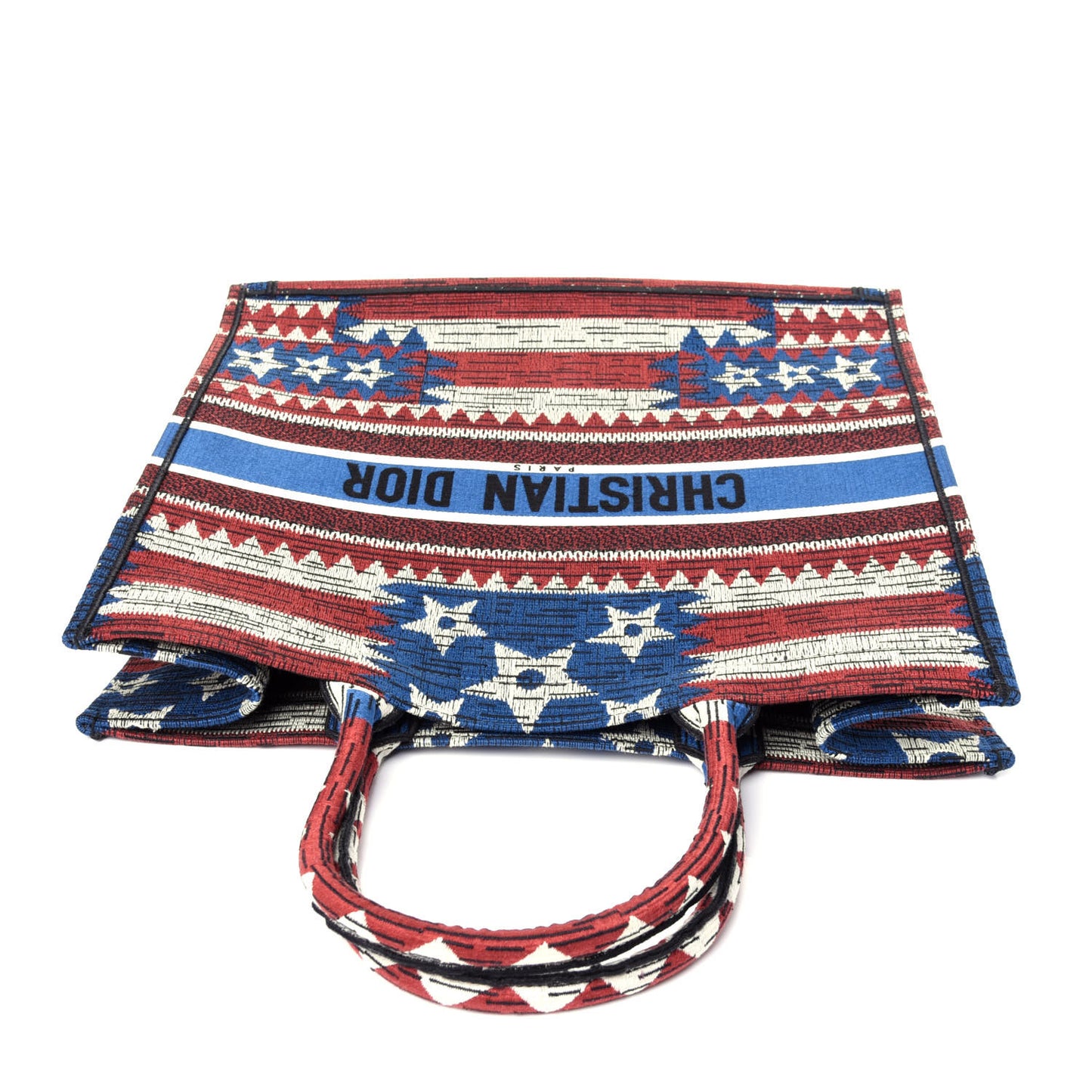 Canvas Embroidered Exclusive US Book Tote Multicolor