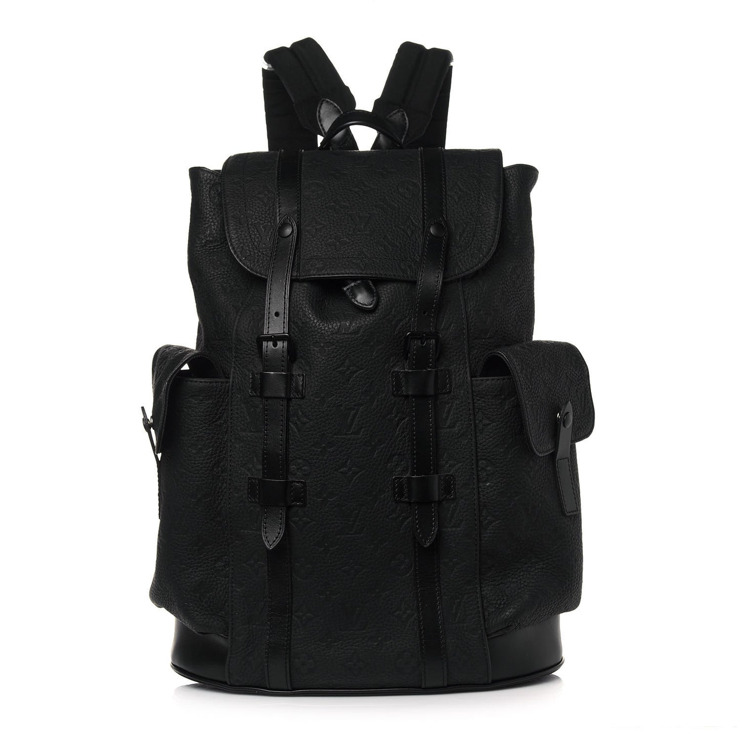 Taurillon Monogram Christopher MM Backpack Black