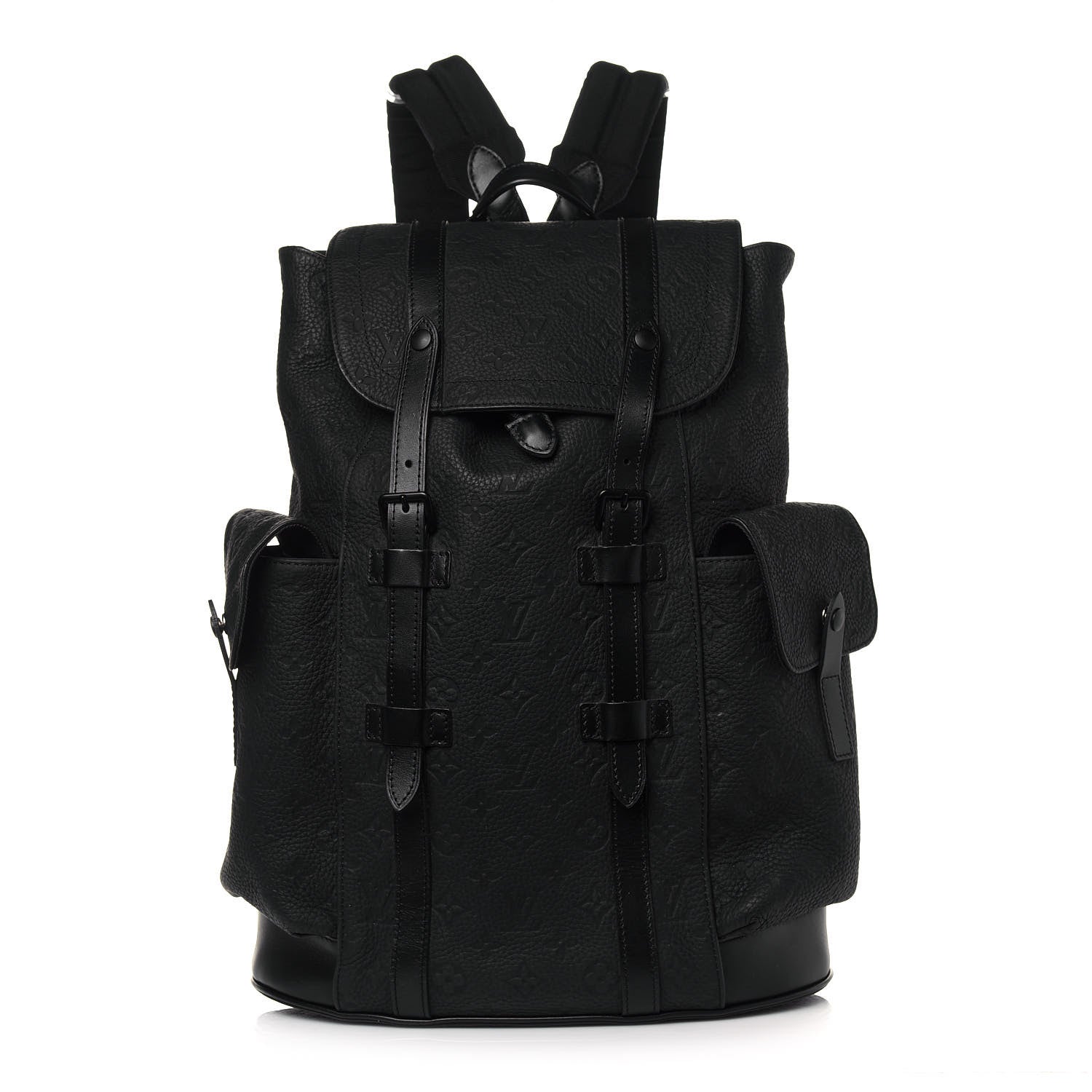 Louis Vuitton Taurillon Monogram Christopher MM Backpack Black 1 of 11