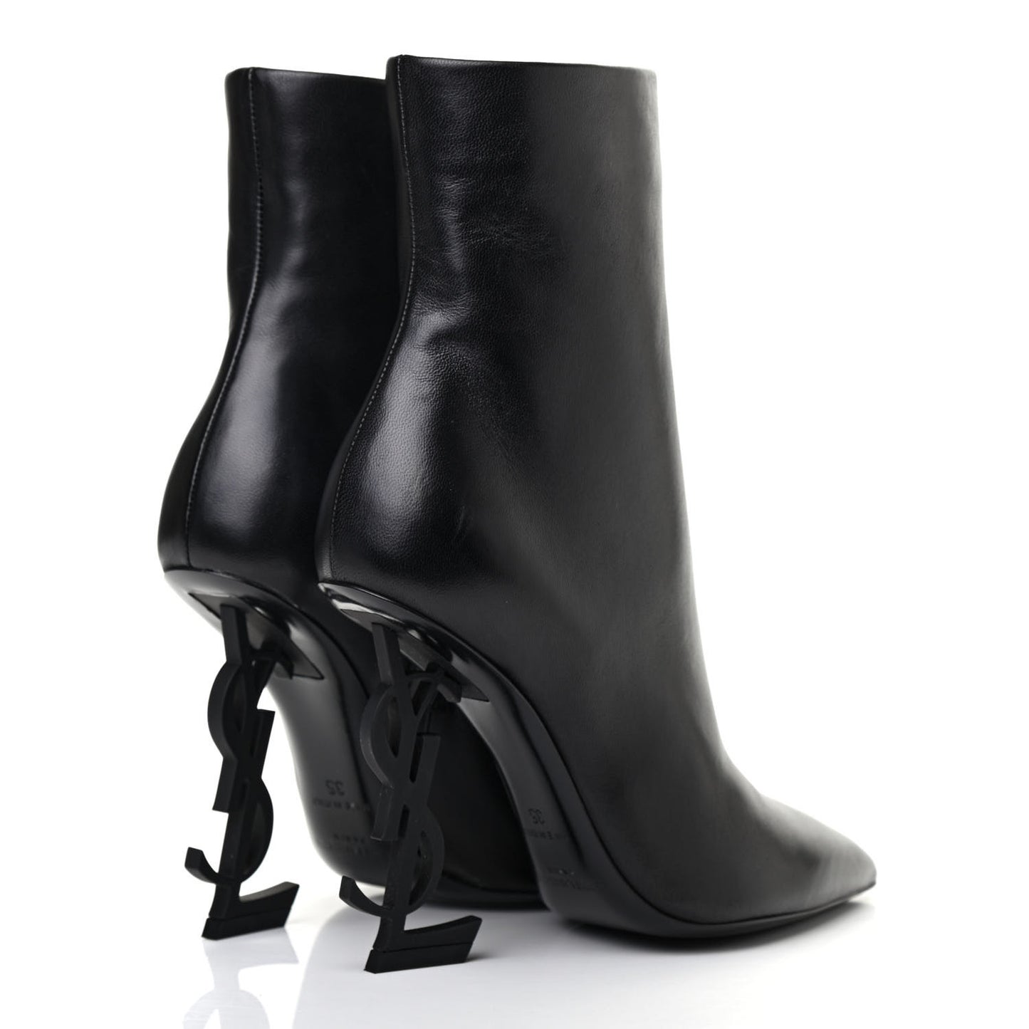 Calfskin Opyum Ankle Boots 35 Black