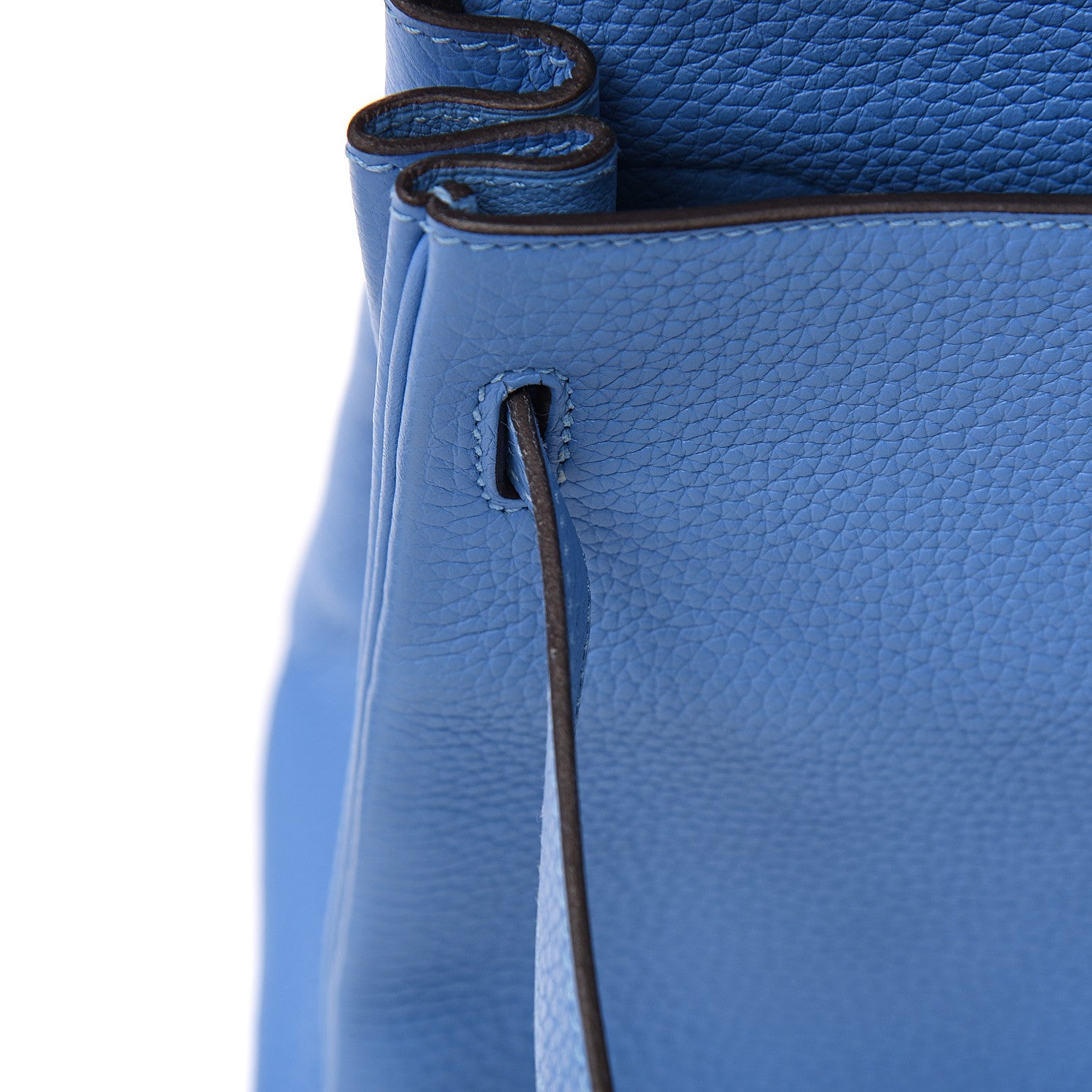 Hermes Taurillon Clemence Kelly Retourne 32 Bleu Paradise 8 of 12