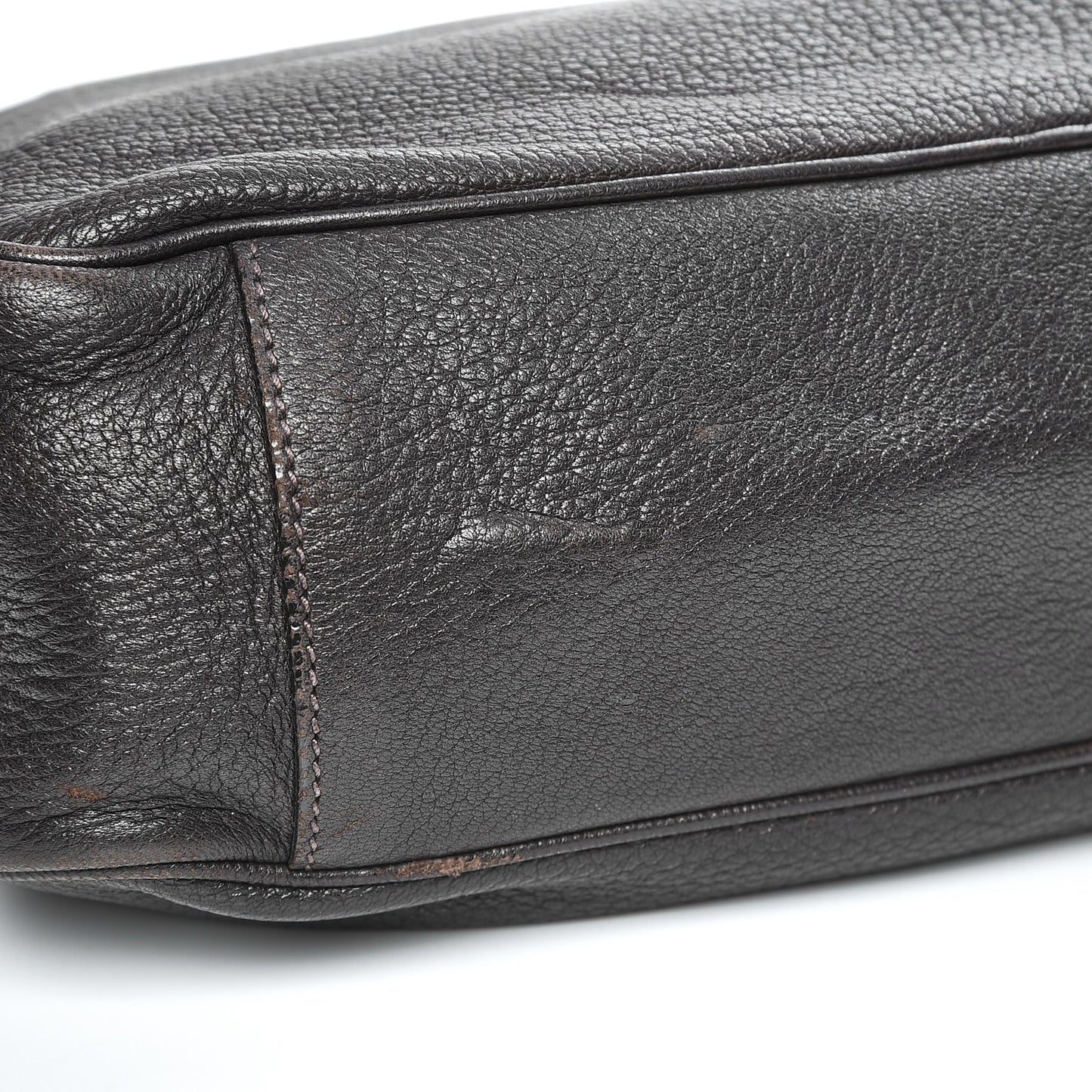 Cervo Deerskin Crossbody Dark Brown