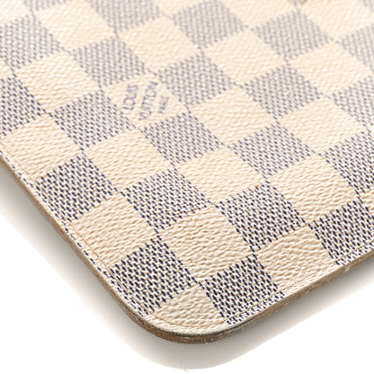 Louis Vuitton Damier Azur Neverfull MM GM Pochette Rose Ballerine 8 of 11