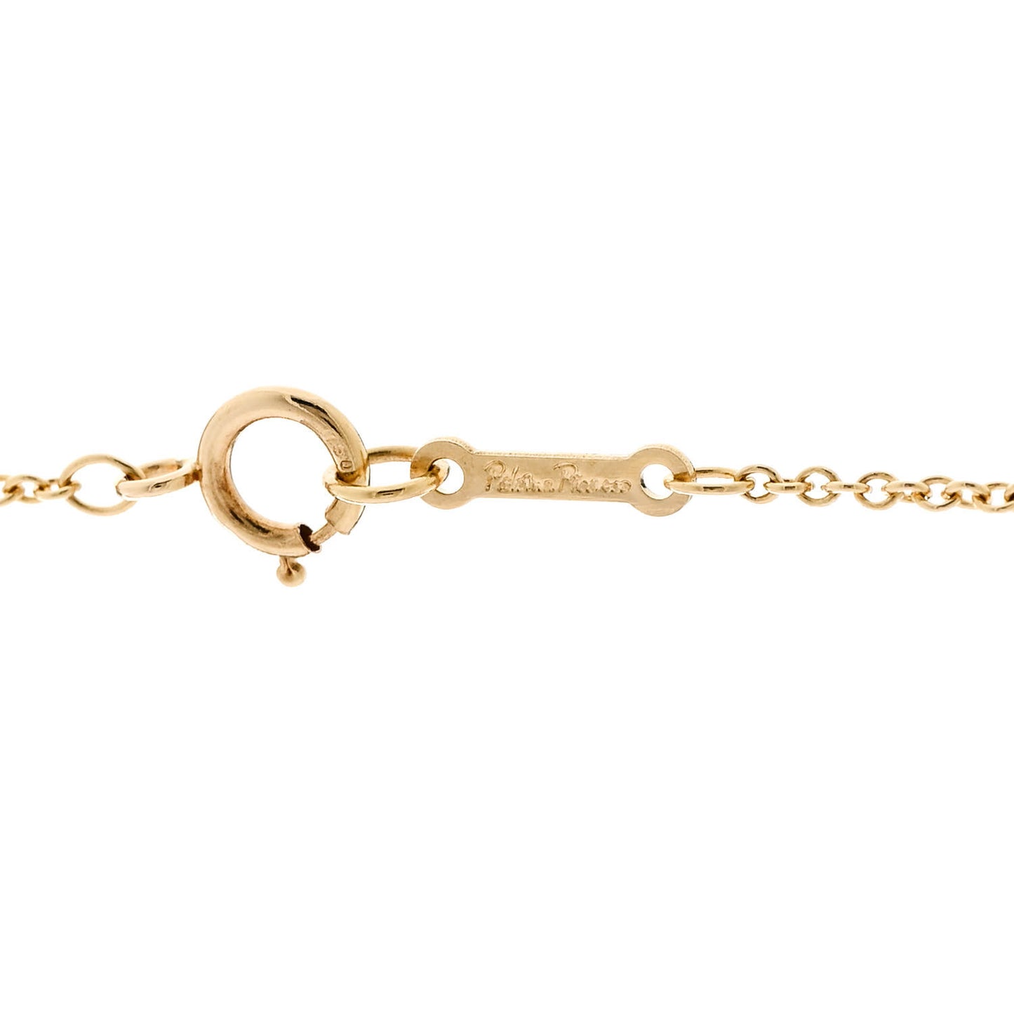 18K Yellow Gold Small Paloma Picasso Loving Heart Pendant Necklace