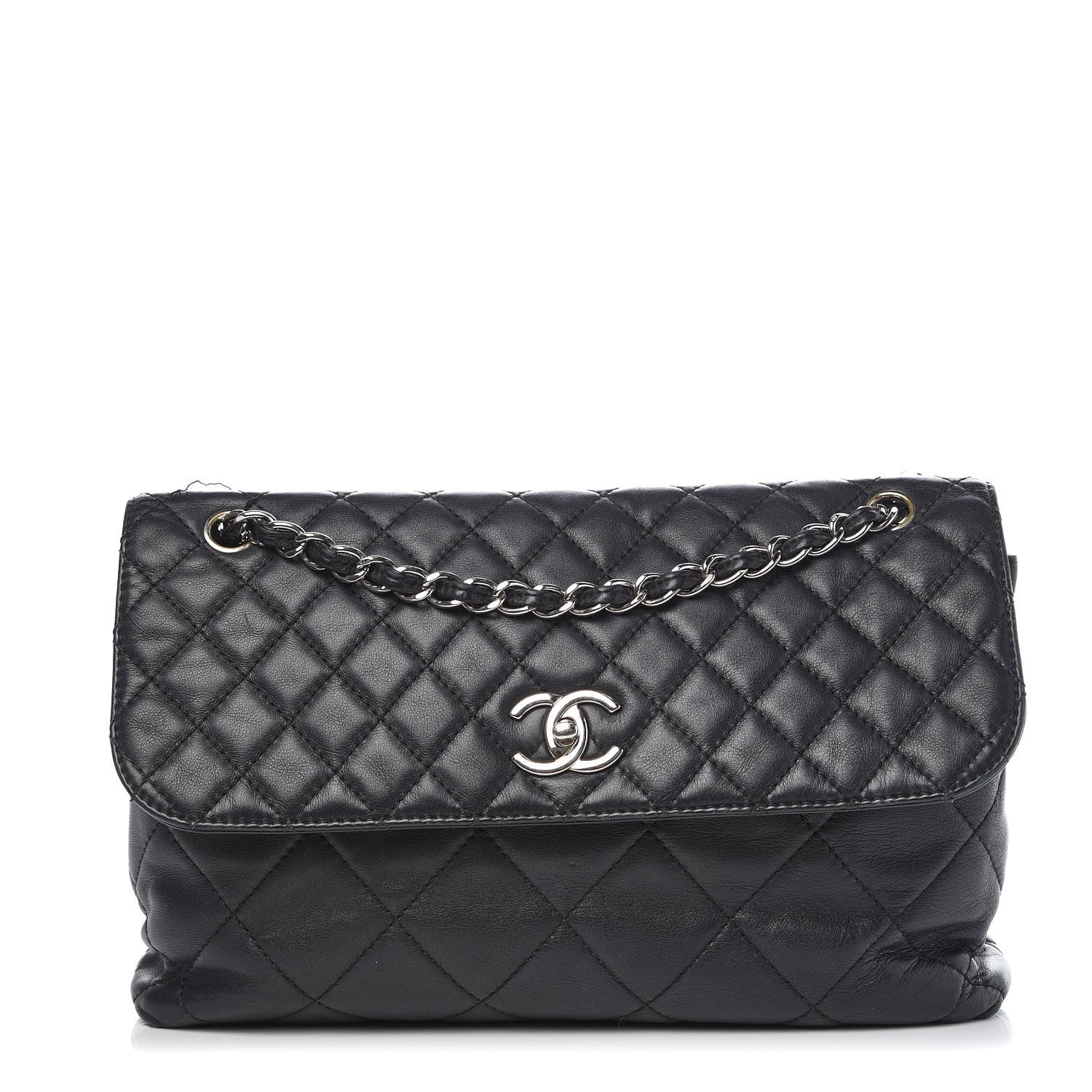 Chanel Calfskin Quilted In The Business Flap Bag Black 1 of 14