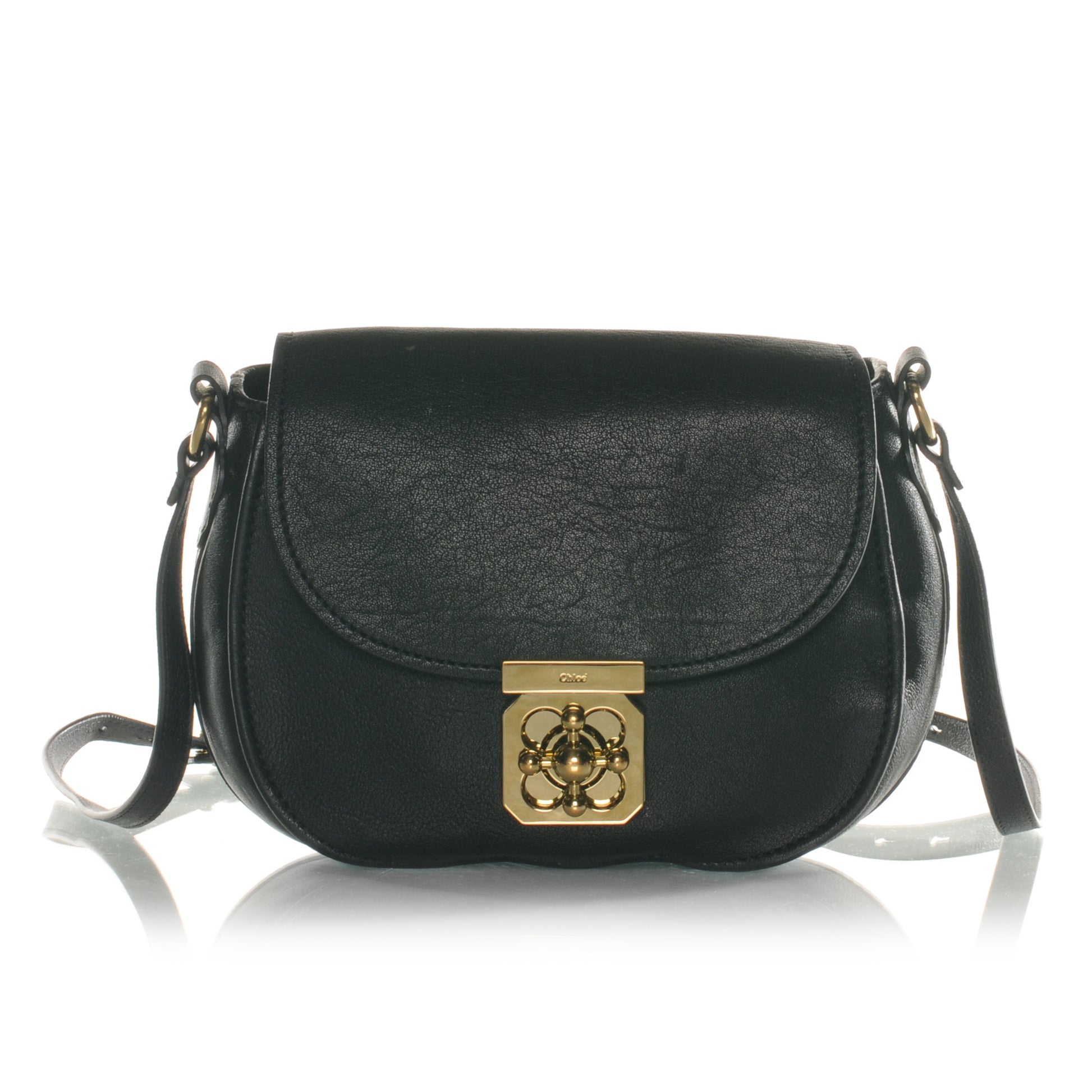 Chloe Calfskin Elsie Crossbody Bag Black 1 of 8