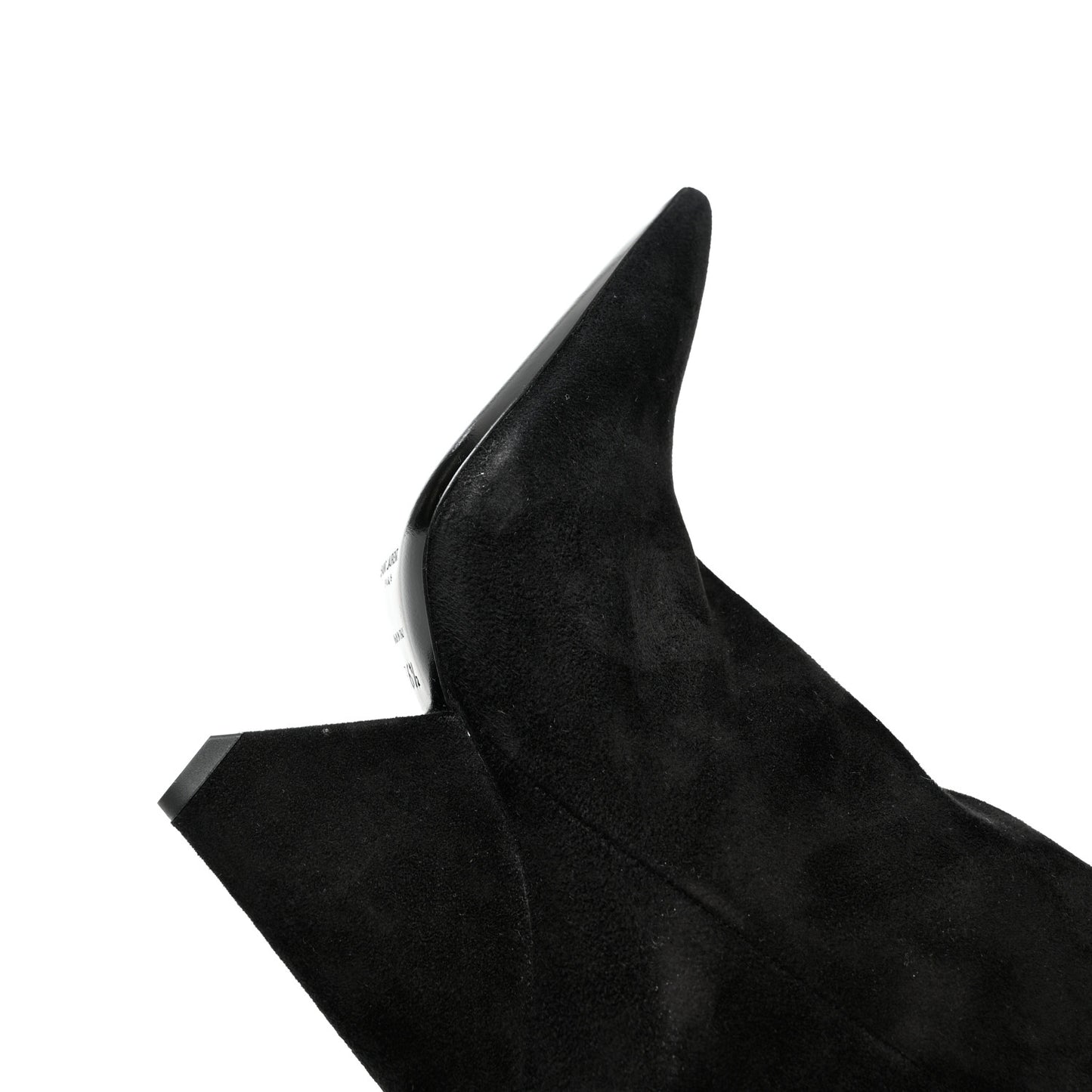 Suede Niki 105 Thigh High Boots 36.5 Black